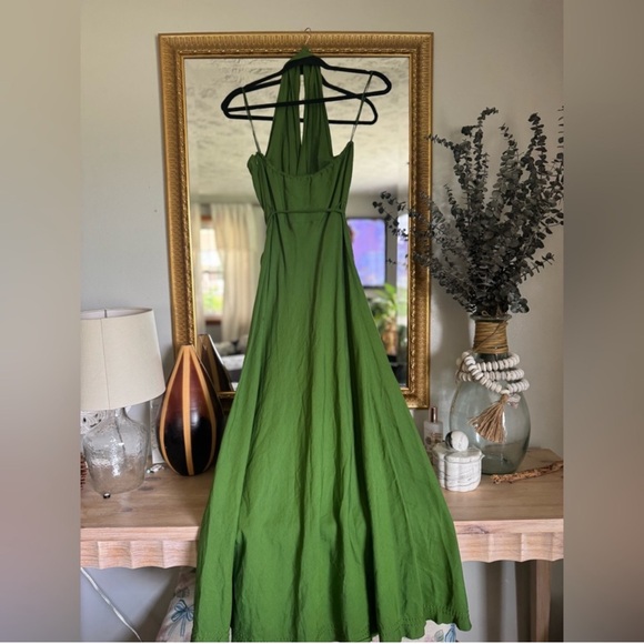 BLOGGERS FAVORITE Zara Vibrant Green Maxi Dress - Picture 14 of 15